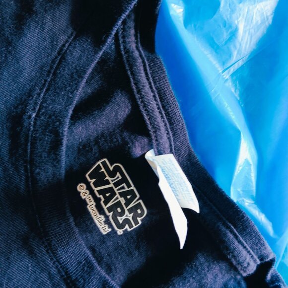 BLACK STAR WARS YODA SHIRT: "WHEN YOUR SONG COMES ON", LADIES, SMALL - Picture 4 of 4